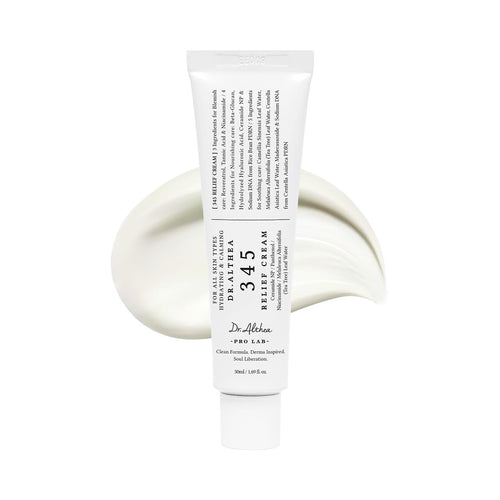 Dr.Althea 345 Relief Cream | Daily Face Moisturizer for Soothing Recovery and Blemish Care with PDRN & Niacinamide | Korean Vegan Skincare for All Skin