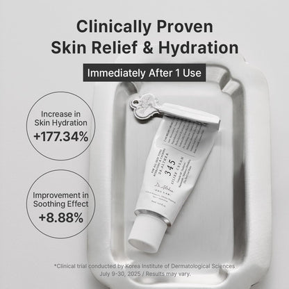 Dr.Althea 345 Relief Cream | Daily Face Moisturizer for Soothing Recovery and Blemish Care with PDRN & Niacinamide | Korean Vegan Skincare for All Skin