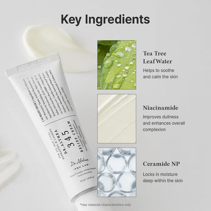 Dr.Althea 345 Relief Cream | Daily Face Moisturizer for Soothing Recovery and Blemish Care with PDRN & Niacinamide | Korean Vegan Skincare for All Skin