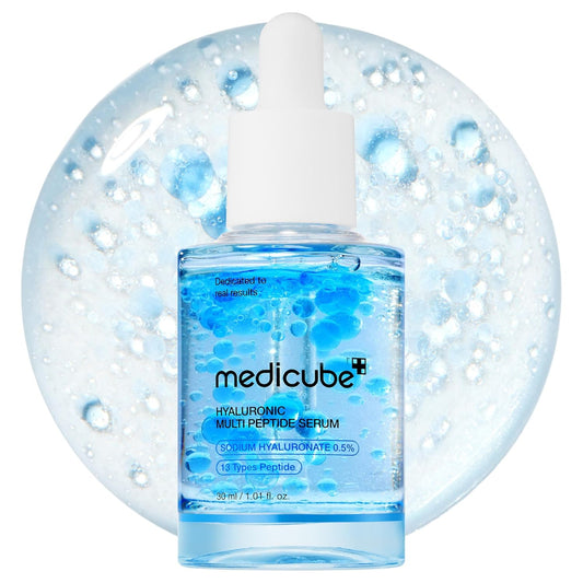 medicube Hyaluronic Multi-Peptide PDRN Serum — Lightweight Hydrating Serum for a Plump, Radiant Glow