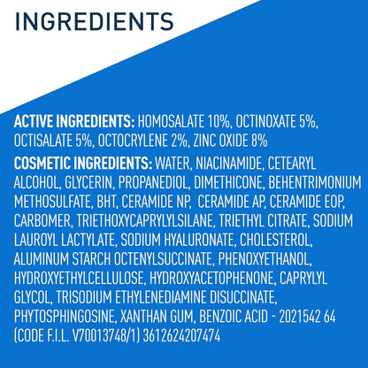 CeraVe AM Facial Moisturizing Lotion SPF 30 — Oil-Free Daily Face Moisturizer with Hyaluronic Acid, Niacinamide & Ceramides